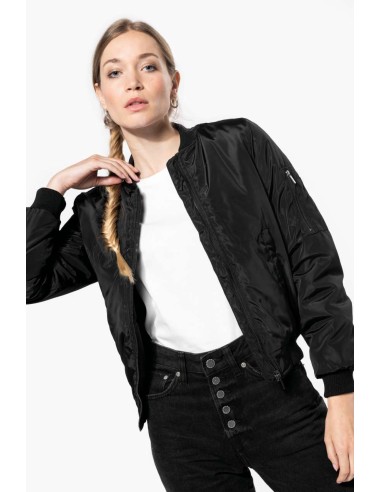 KAR-K6123-LADIES' BOMBER JACKET